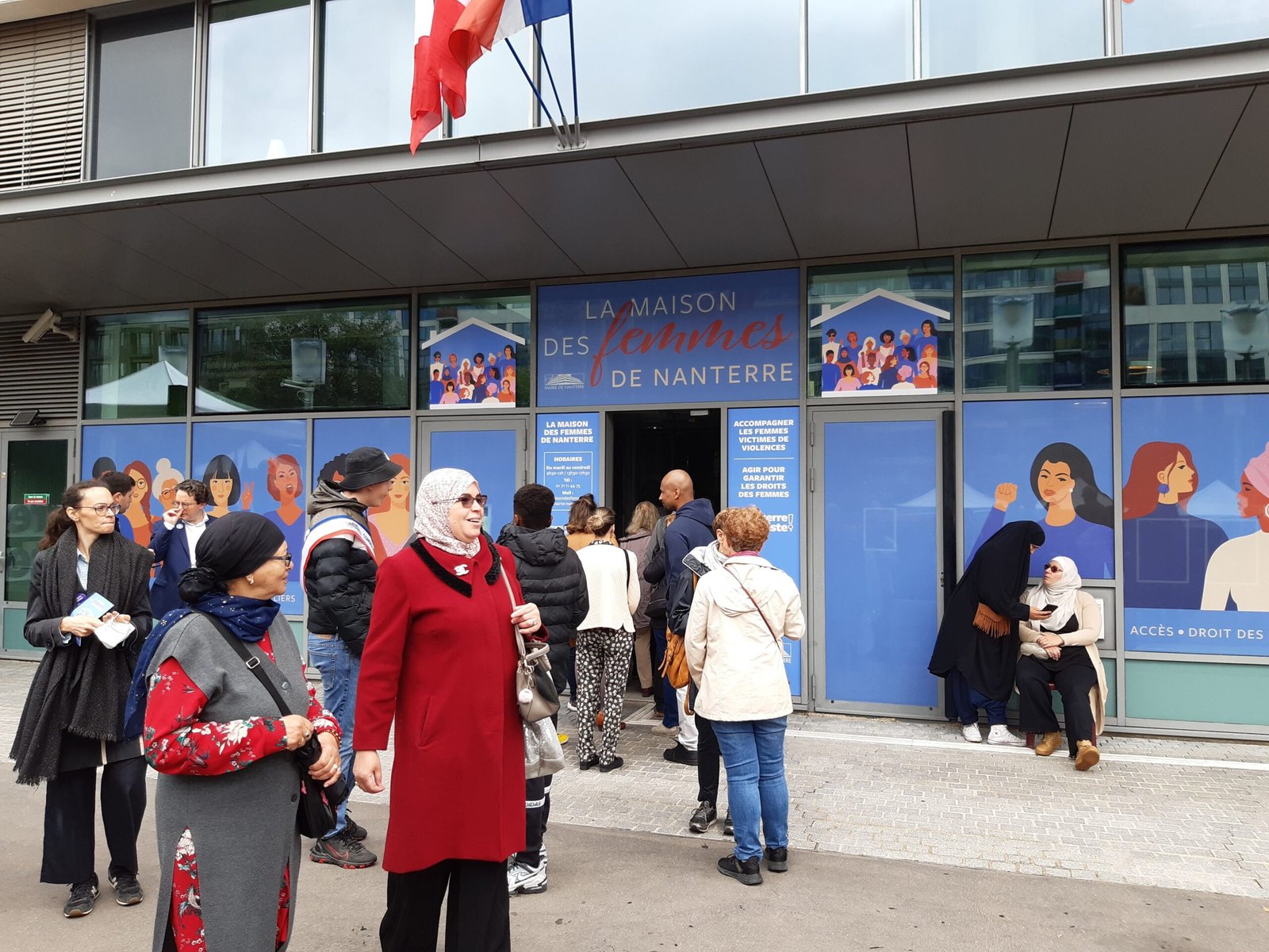 Nanterre, samedi 24 septembre 2022. La maison des femmes est ouverte à toutes les femmes qui vivent et travaillent à Nanterre, qui subissent des violences. L'accueil est gratuit et anonyme.